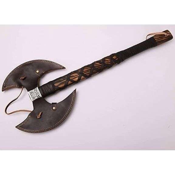 Odin's Twin-Blade Berserker Viking Axe