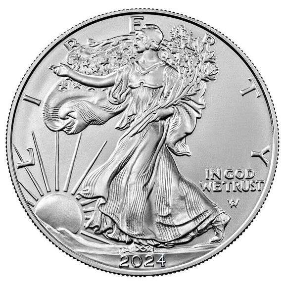 2024 American Silver Eagle $1 in Official US Mint Box