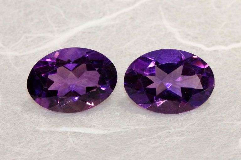 Deep & Delicious Natural Amethyst Pair
