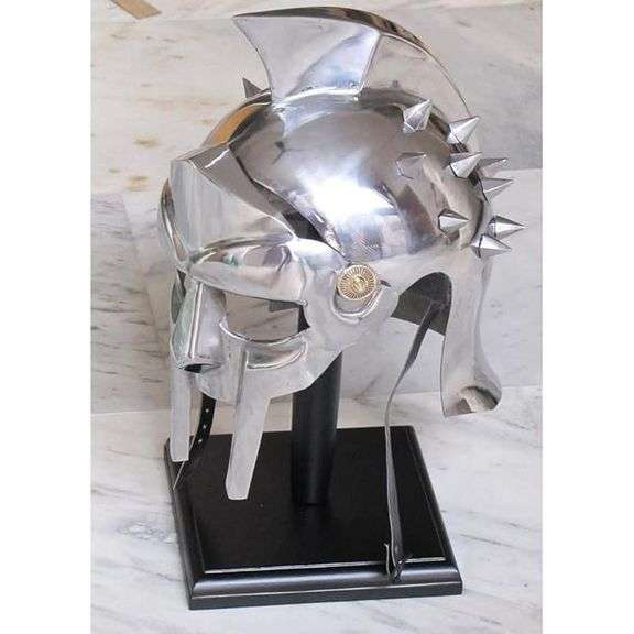 Full-Size Metal Gladiator Maximus Arena Helmet