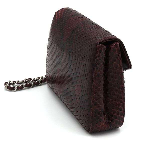 Chanel Vintage Python Mini Clutch