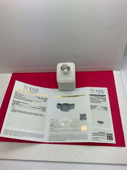 CERTIFIED BRAND NEW 14K WHITE GOLD DIAMOND RING. 1.00 CARAT