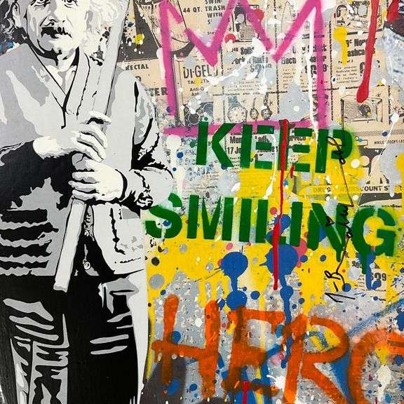 Einstein by Mr Brainwash