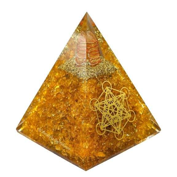 Authentic Healing Stone Orgone Energy Pyramid