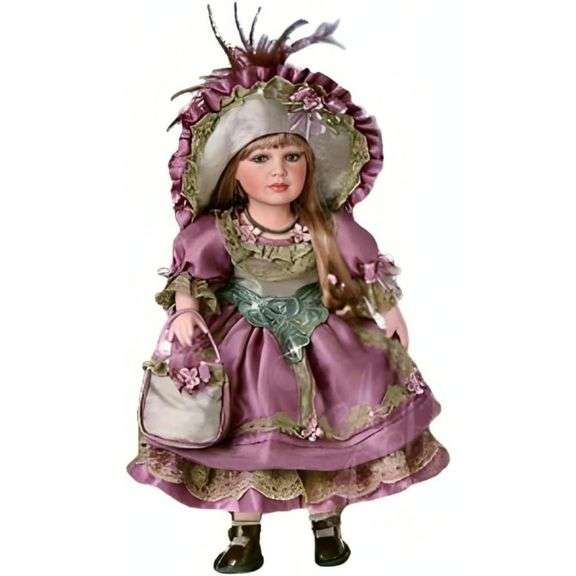 An 18" Ashton-Drake Galleries Jeanette French Porcelain Collectible Doll