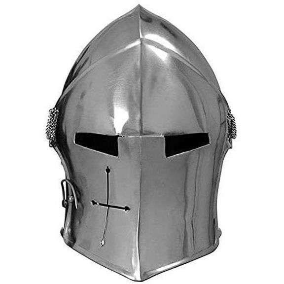 Steel Crusader Knights Helmet