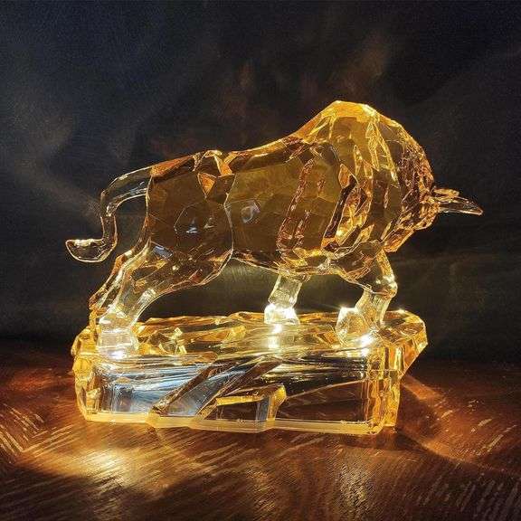 Acrylic Bull Statue