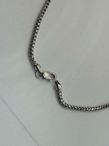 2MM 14K White Gold Chain