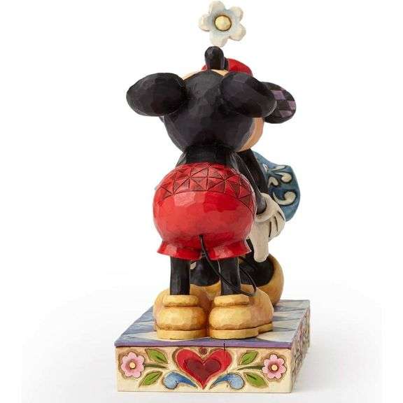 Disney Traditions Mickey and Minnie Mouse Kissing Figurine