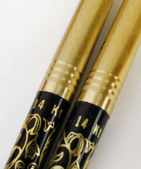 Vintage 14K Filigree Perfume Pens in Box