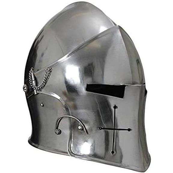 Steel Crusader Knights Helmet