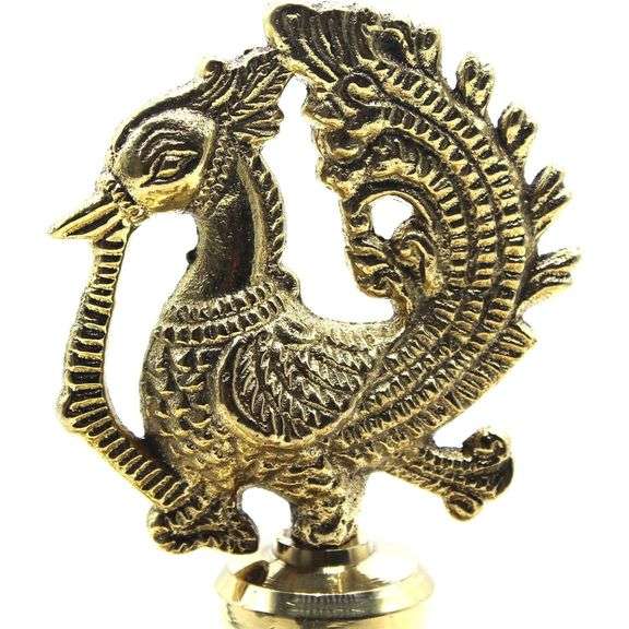 Handmade Solid Brass Peacock Tabletop 3 Tealight Candleholders
