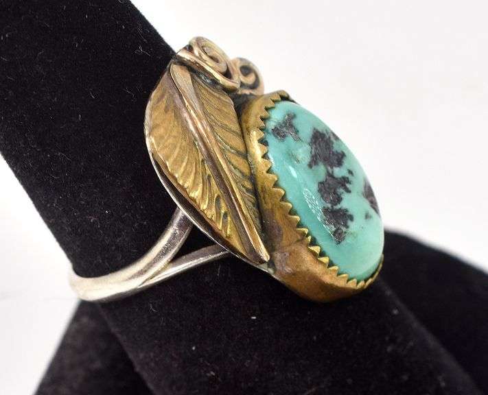 Turquoise Gemstone Ring in Sterling Silver
