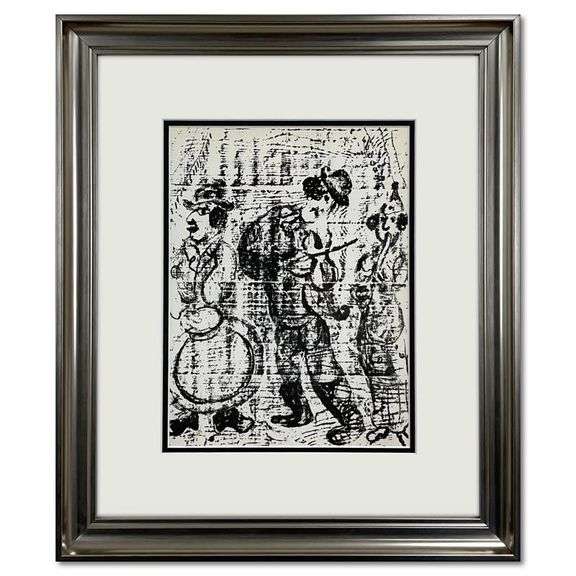 Les Musiciens Vagabonds by Marc Chagall