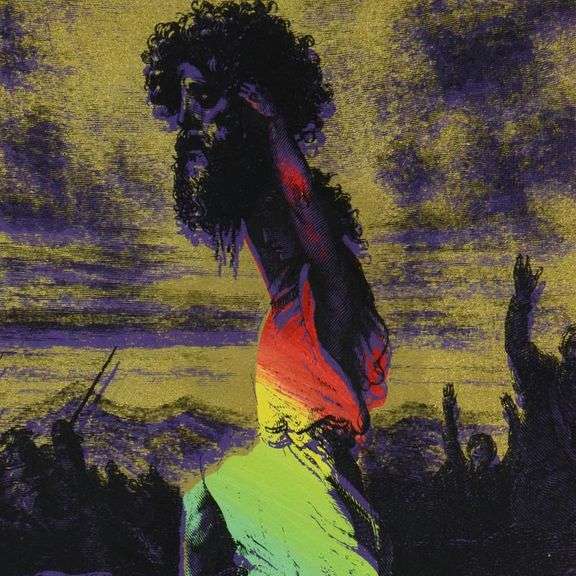 David and Goliath Gold by Steve Kaufman