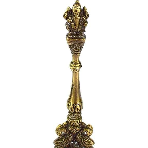 Brass Ornate Design Ceremonial Bell