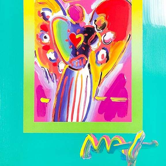 Angel with Heart by Peter Max