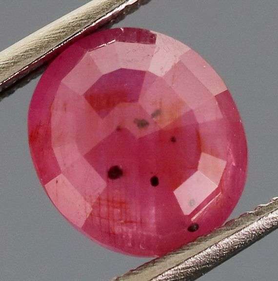 Reddish pink UNHEATED 1.61ct Winza Ruby