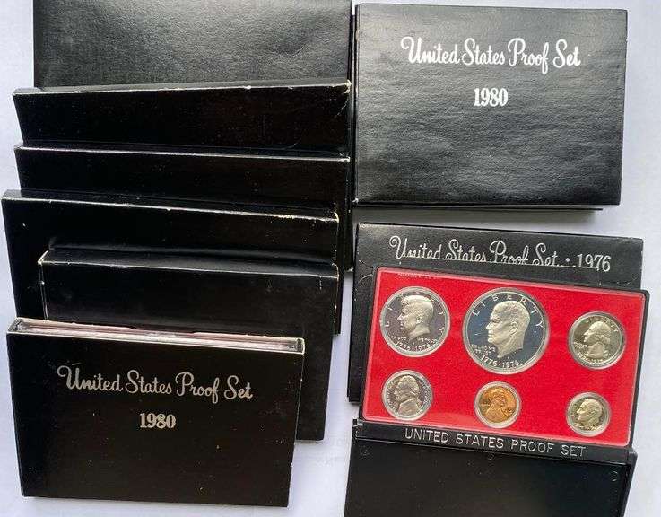 2 Each US Proof Sets 1976-1978 1980 1981