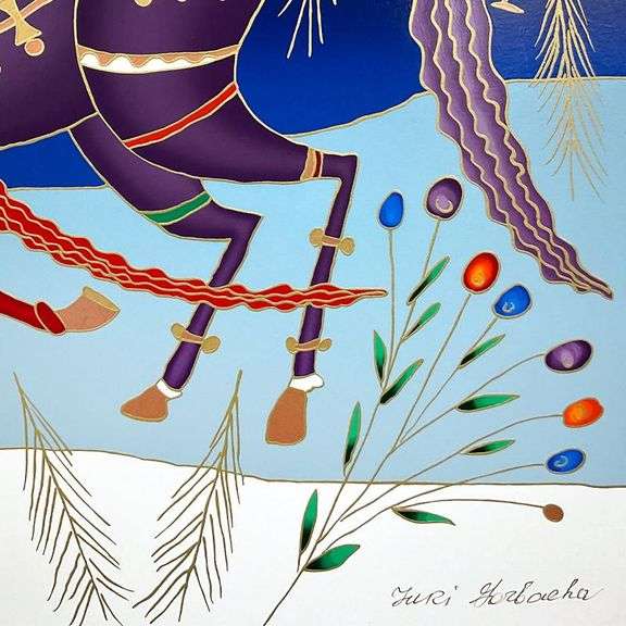 Winter in Borovici by Yuri Gorbachev