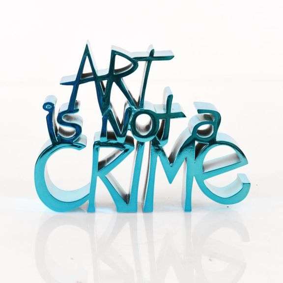 Art Is Not a Crime by Mr Brainwash