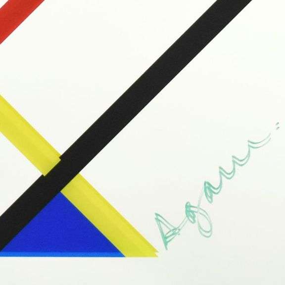 Homage to Mondrian by Yaacov Agam