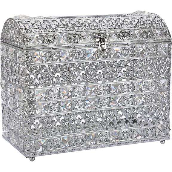 Crystal Treasure Chest Card Box