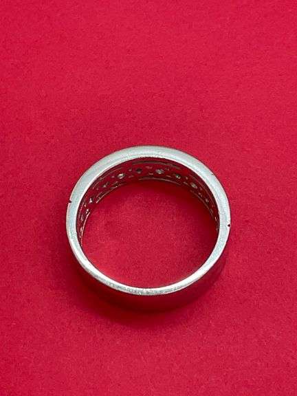 CERTIFIED BRAND NEW 14K WHITE GOLD DIAMOND BAND