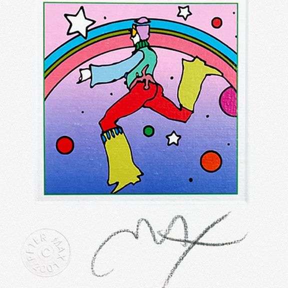 Cosmic Jumper Detail I by Peter Max