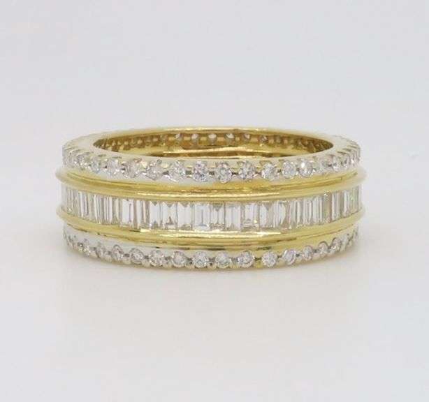 18k Yellow Gold 2.75CTW Diamond Eternity Band