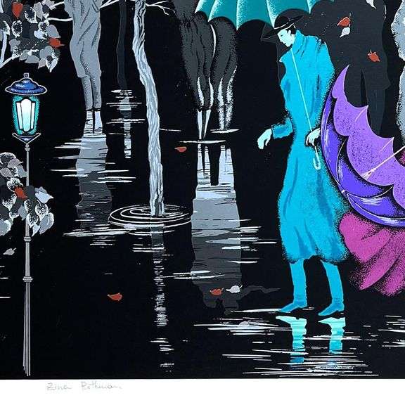 Rainy Night by Zina Roitman