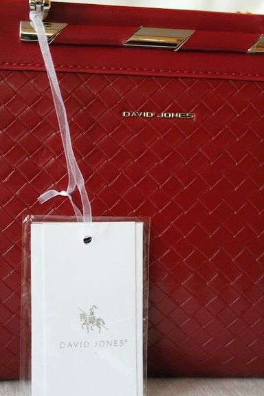 Sexy Red Color Bag By David Jones-Paris