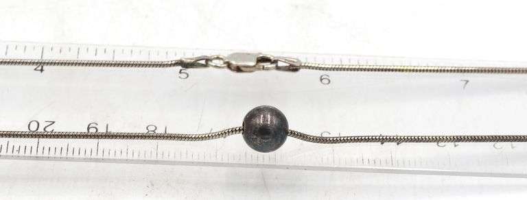 Group lot of 10 Vintage 925 sterling silver necklaces