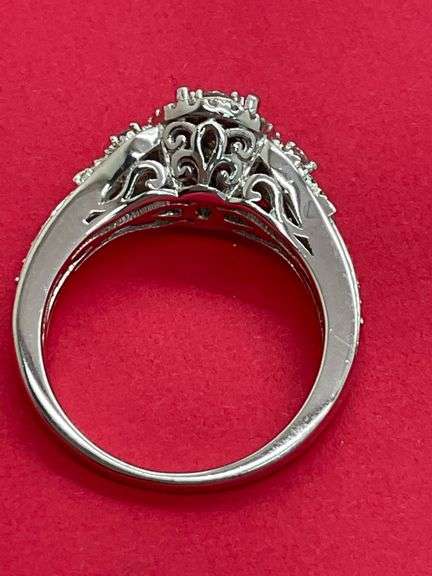 CERTIFIED BRAND NEW 14K WHITE GOLD DIAMOND RING