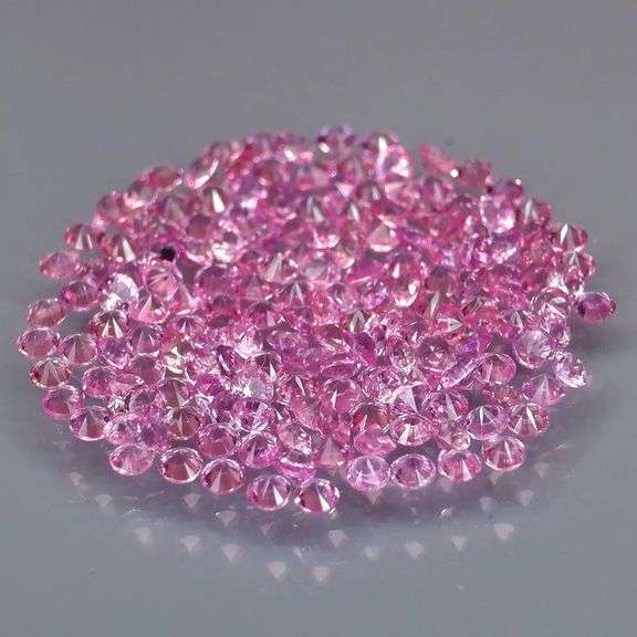 Rare heated only 2.01ct pink Sapphire set