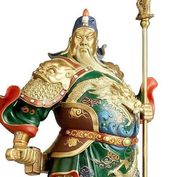 Pure Copper Statue of God of Wealth and Fortune