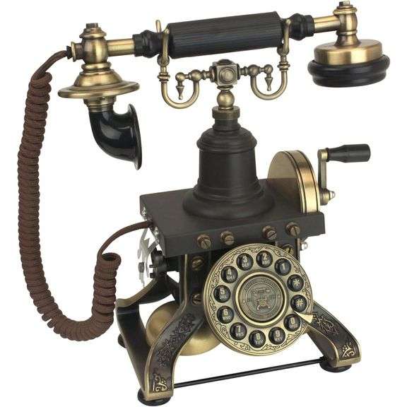 Eiffel Tower 1892 Rotary Corded Retro Phone