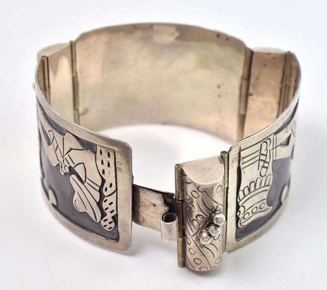 Panel Bracelet in Sterling Silver
