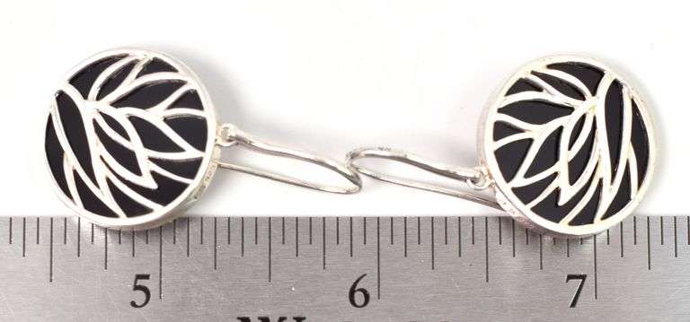 Black Onyx Jewelry Set in Sterling Silver