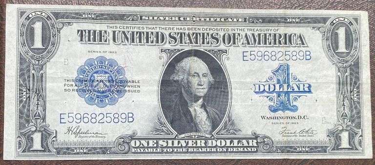 Fresh 1923 $1 Silver Certificate