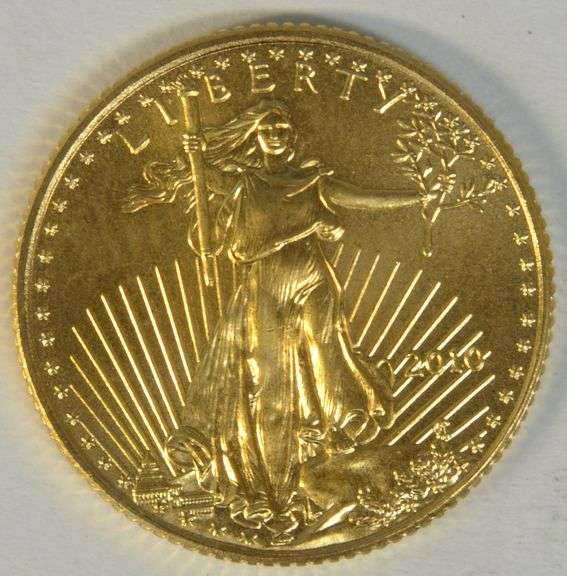 Pristine Superb Gem BU 2010 $5 American Gold Eagle coin