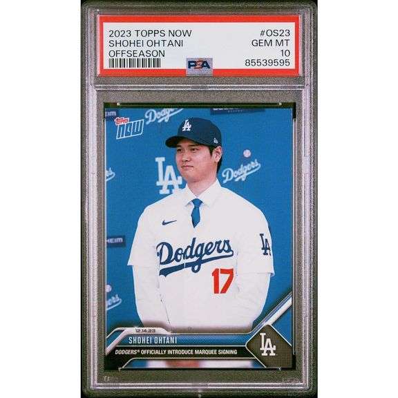 Graded 2023 Shohei Ohtani Offseason Card 10 Gem Mint