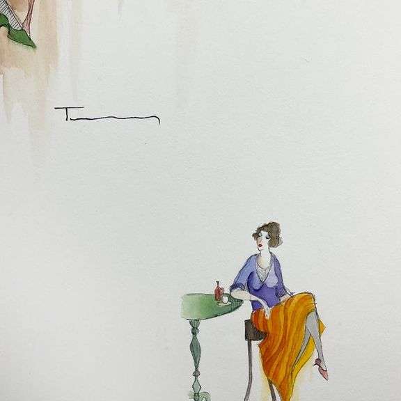 Untitled by Itzchak Tarkay