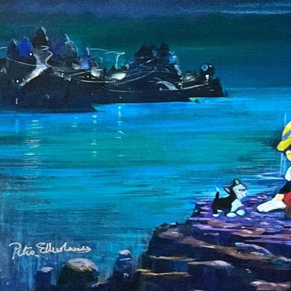 Blue Castle by Peter Ellenshaw