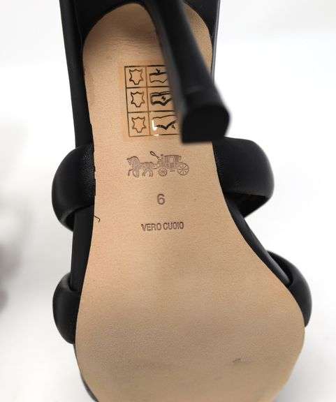 Coach Kellie leather sandal