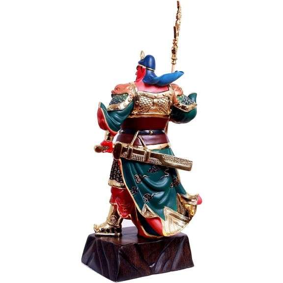Hand-Painted Feng Shui Statue God of Wealth and Fortune