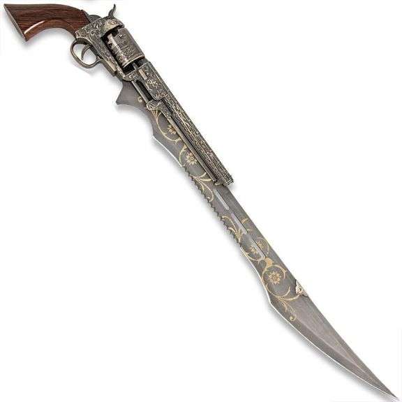 A 26" Antique Finish Gun Blade Sword