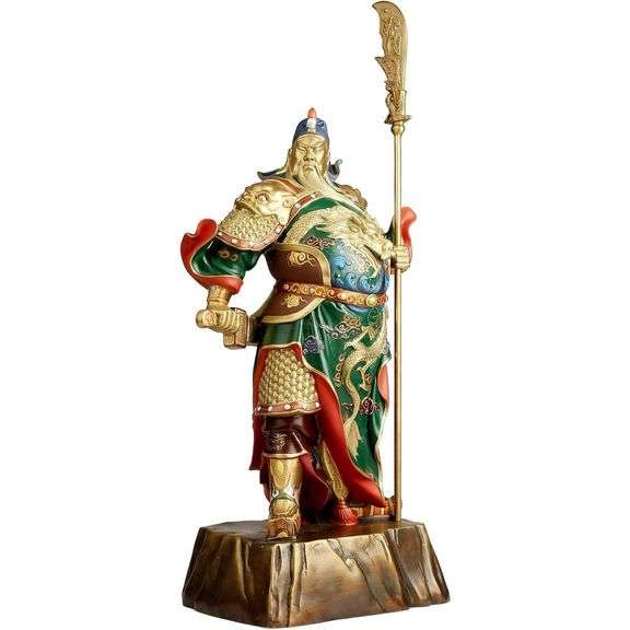 Pure Copper Statue of God of Wealth and Fortune