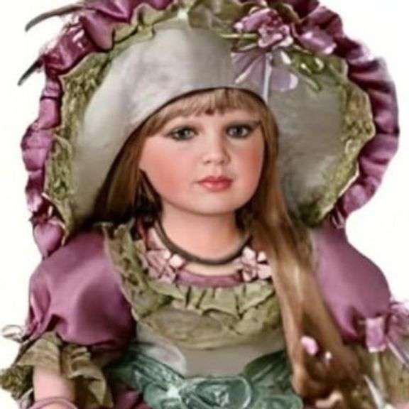 An 18" Ashton-Drake Galleries Jeanette French Porcelain Collectible Doll