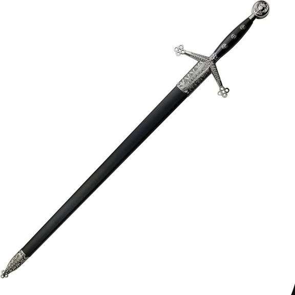 43" Royal Scottish Claymore Sword with Scabbard